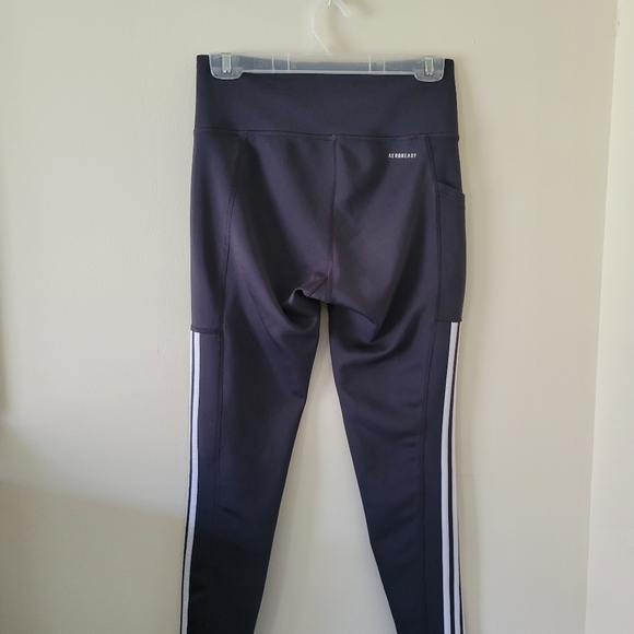 Adidas Aeroready Black Athletic Leggings - Picture 5 of 7